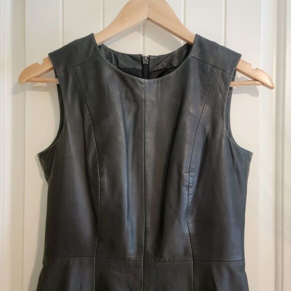 Muubaa Heiden Black Ombre Patent Leather Dress - Picture 4 of 14